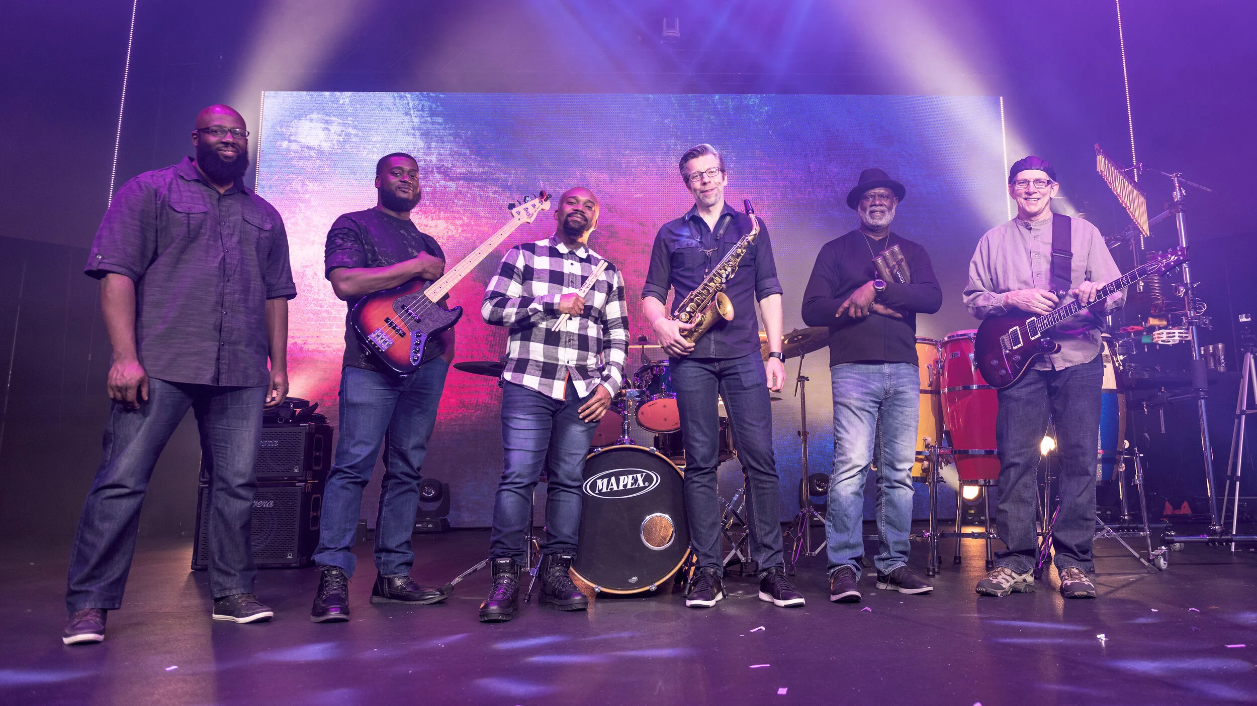 Soul Café performing live on stage